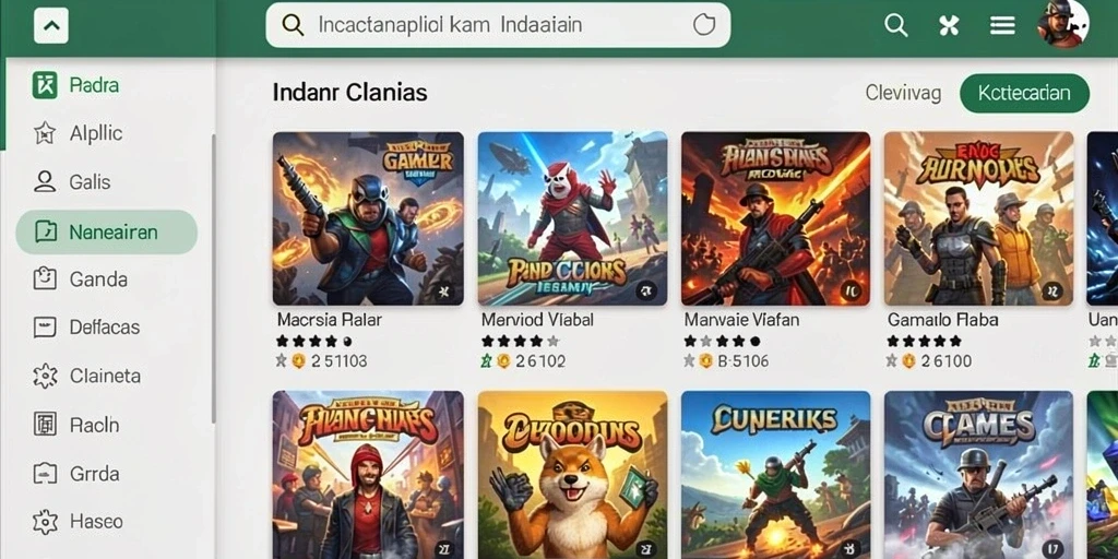 Tampilan utama CEMARA77 yang menarik dan modern.