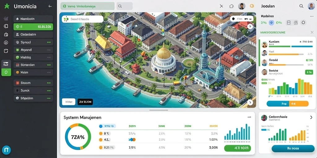 Tampilan antarmuka yang user-friendly.