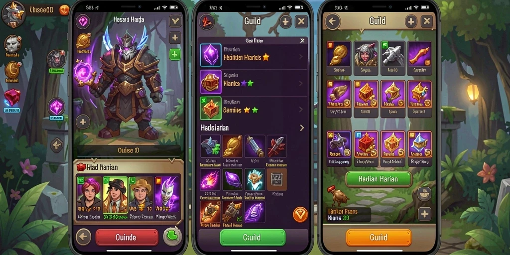 Tampilan grafis yang menakjubkan dari gameplay.