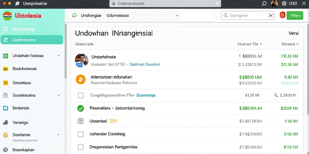 Tampilan awal aplikasi SERUBET yang menarik.