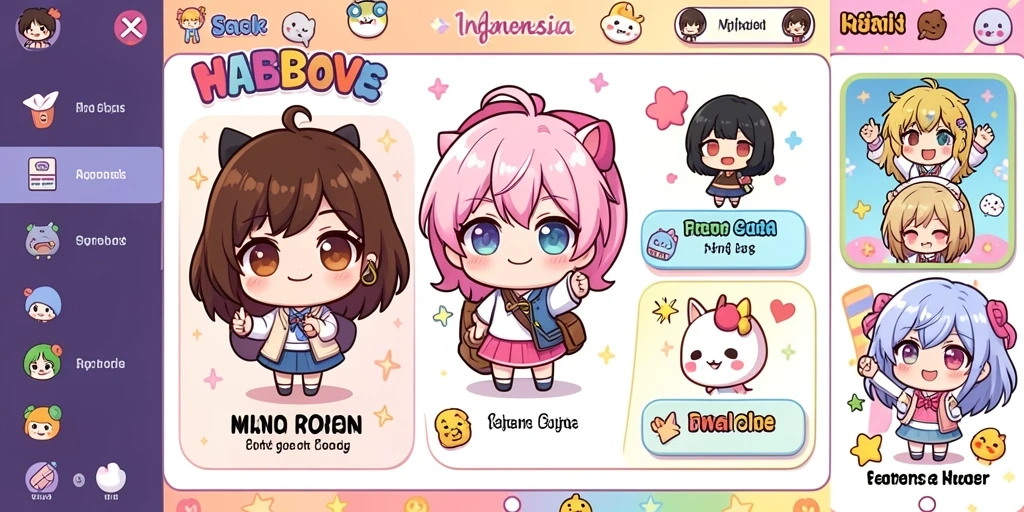 Tampilan menarik dari koleksi permainan slot.