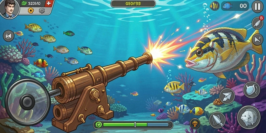 Tampilan awal game yang menarik dan penuh warna.